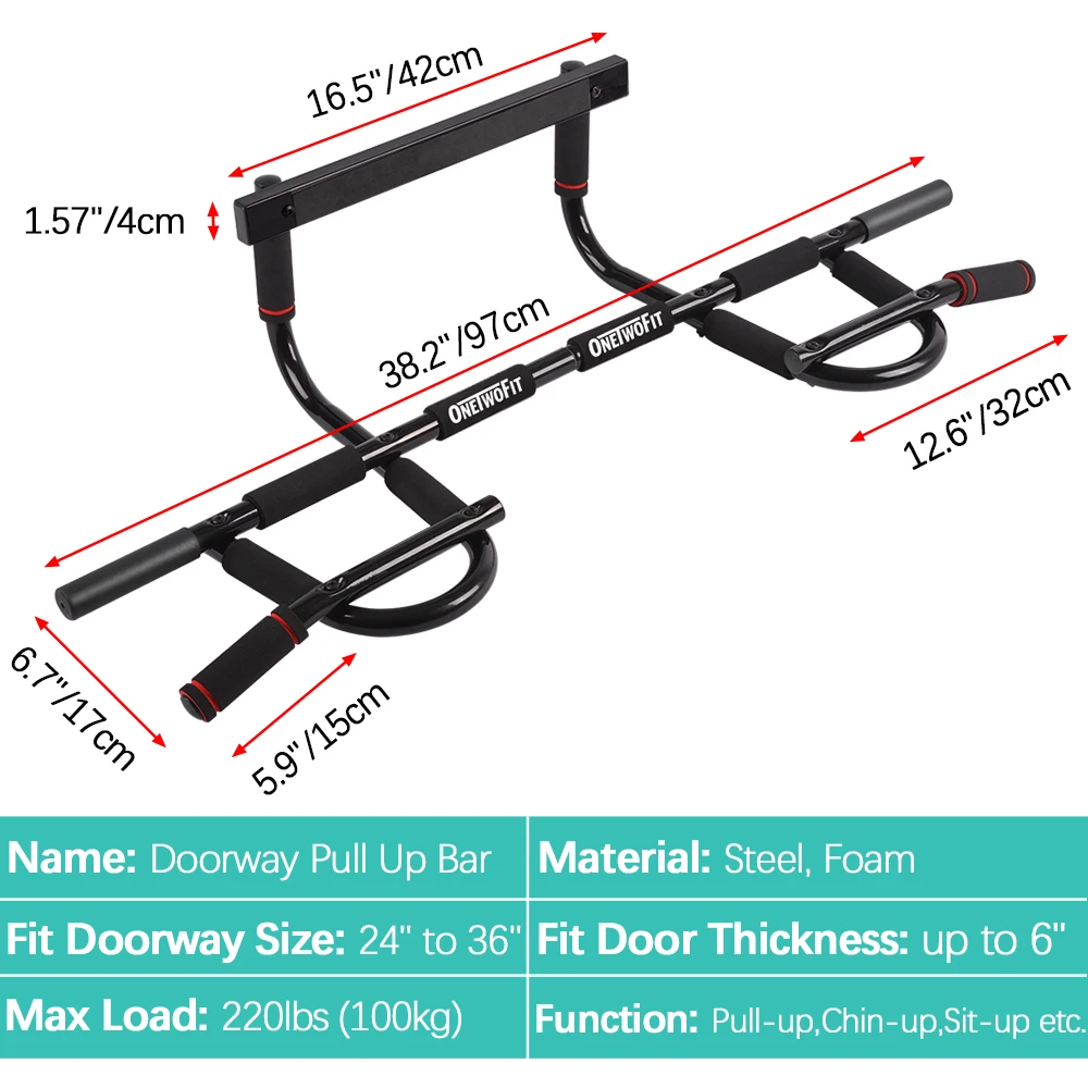 Horizontal Bar Pull Up Bar Door Frame Chin Up Bar Station