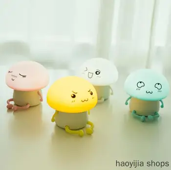 

New LED baby feeding sleep light night light USB charging silicone environment light fashion