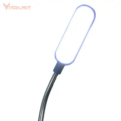휴대용 USB 독서등 미니 북 라이트 테이블 램프, 파워 뱅크 노트북용 유연한 6 LED 4
