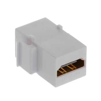 

10pcs/bag CY HDMI 1.4 Snap-in Female to Female F/F Keystone Jack Coupler Adapter for Wall Plate White Color