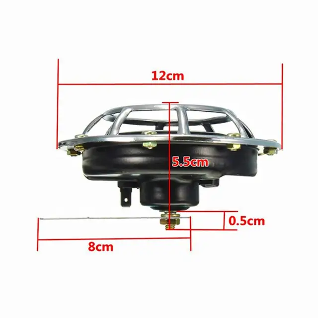 Kaufe 2 Stück 12 V 115 dB Hella super lautes kompaktes elektrisches Blast  Tone Air Horn Kit Universal für Motorrad, Auto, LKW