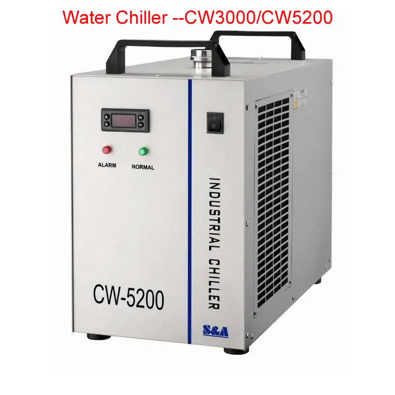CW3000 Industrial Water Chiller CW5200 for CO2 Laser Engraving Cutting Machine Cooling 60W 80W 100W 130W Tube | Инструменты