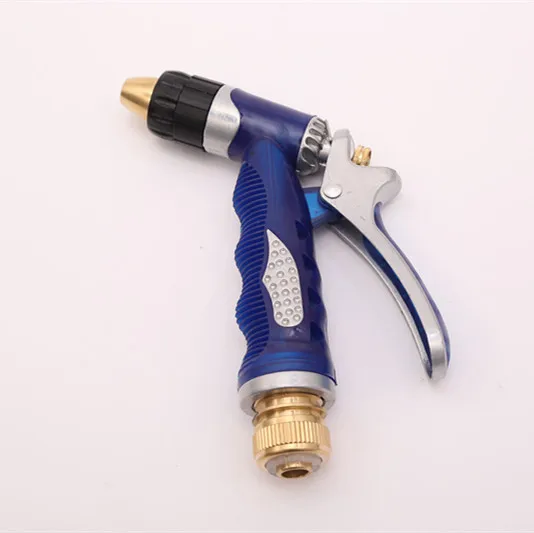 

Manufacturers Direct Selling High Pressure Car Washing Gun Sea Blue Simplicity Installation Water Gun Multi-functional Garden Ho