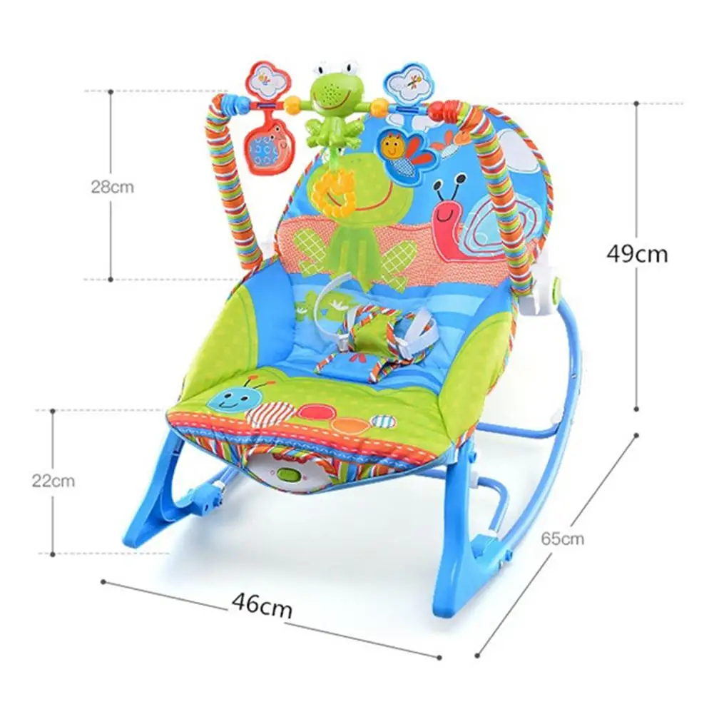 Детская многофункциональная музыкальная электрическая качалка, кресло-качалка, детская колыбель