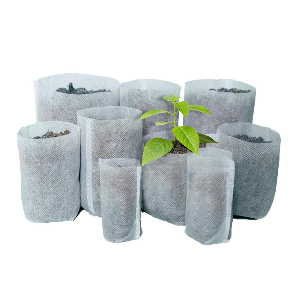 Biodegradable Nonwoven Fabric Nursery Plant Grow Bags Seedling Growing Planter Planting Pots Garden Eco-Friendly Ventilate Bag