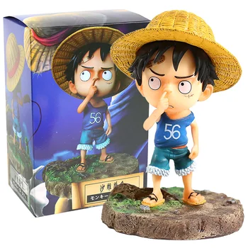 

One Piece Monkey D Luffy Picking Nose Ver. PVC Figure Collectible Model Toy