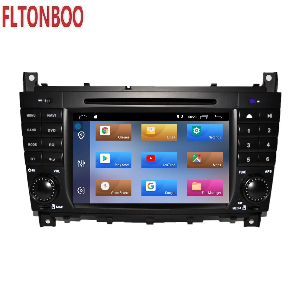 7 "2din Android 10 автомобильный DVD для Mercedes Benz C Class W203 2004 2007 c200 C230 C320 C350 CLK W209 Navi GPS радио