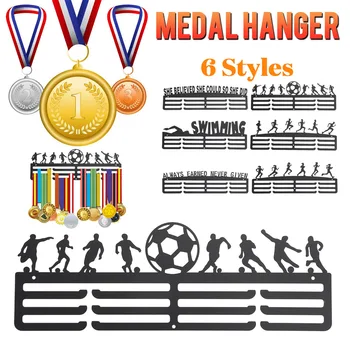 

3 Layers Medal Hanging Holder Rack Hanger Bracket Wall Medals Display Hooks Competition Game Challenge Home Office Wall Black