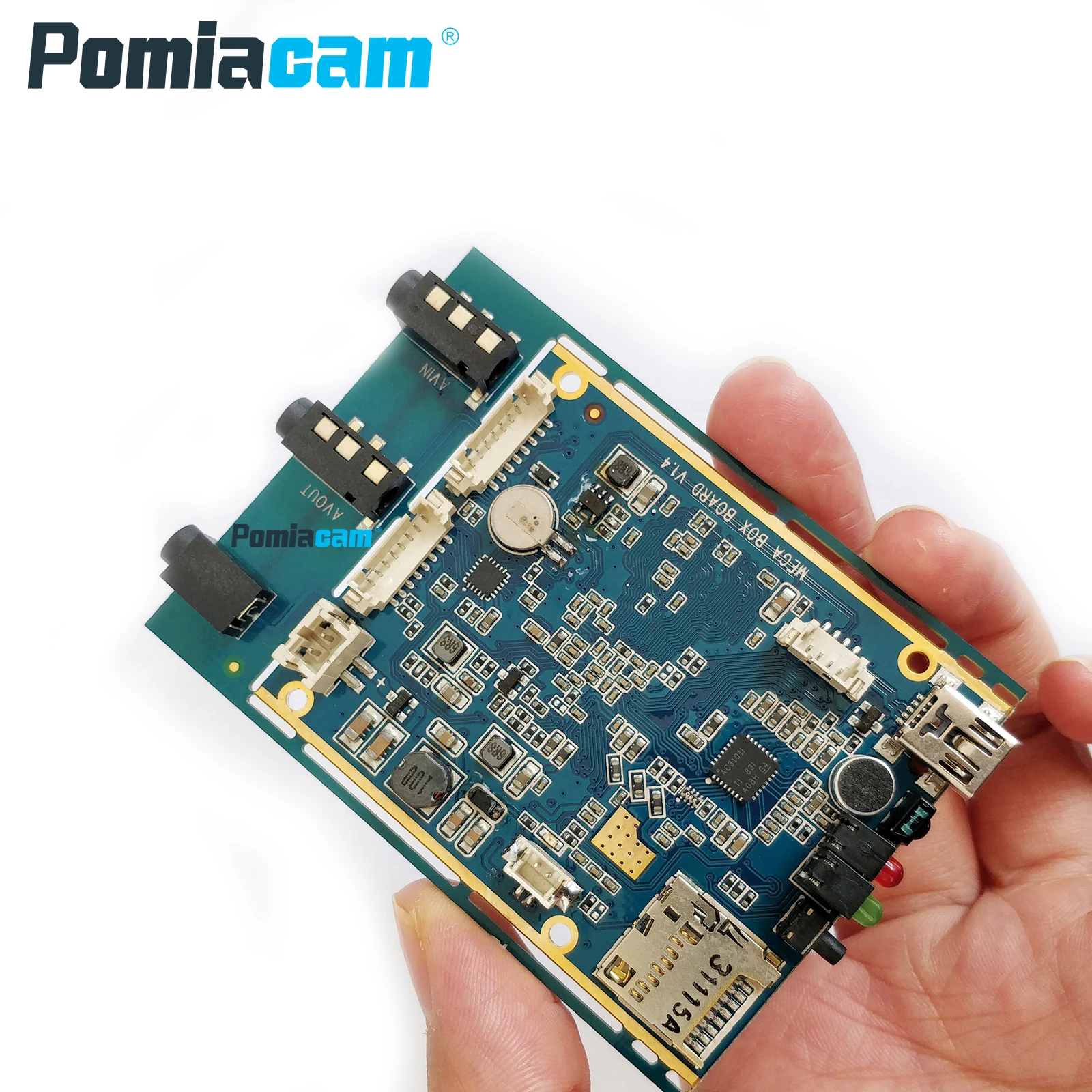  1CH MINI AHD DVR PCB Board 30fps Sicherheit Digital Video Recorder Unterstützung 128GB SD Karte unt