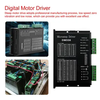 

Digital Stepper Motor Driver DM556 Stepper Motor Controller Suitable For Drive 57 Stepper Motor And 86 Stepper Motor