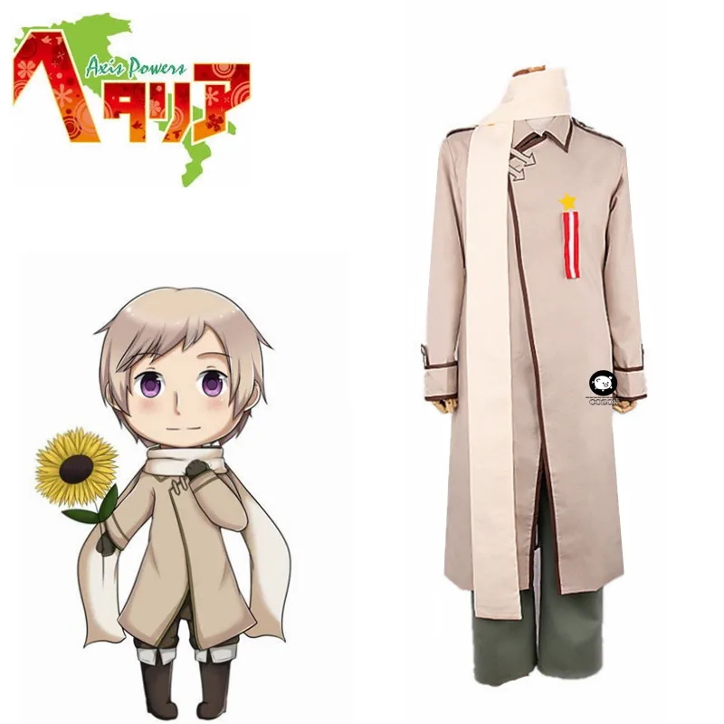 Hetalia Axis Powers APH Russia Ivan Braginsky full set Uniform Cosplay Costumes Halloween | Тематическая одежда и униформа