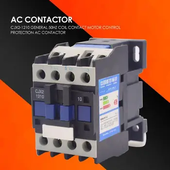 

CJX2 50Hz Coil Frequency Contactor Delicate General Motor Control Protection AC Contactor Home Furnishing Essential Supplies