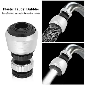 

Adjustable Faucet Bubbler Water Filter Water Saving Faucet Aerator for Kitchen Bathroom