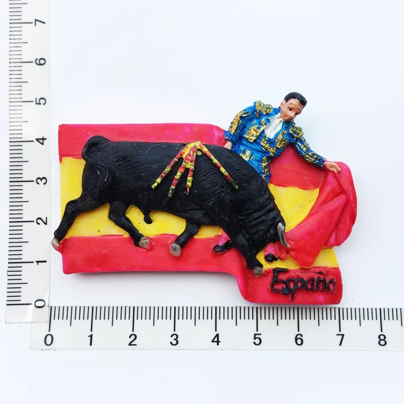 

Spain Fridge Magnet Cartoon Shaped Refrigerator Magnetic Stickers Gift Toys for Kids