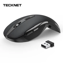 TeckNet Складная оптическая беспроводная мышь 2000 dpi Arc Touch эргономичная мышь Складная компьютерная мышь 2,4G USB мышь для ноутбука ПК