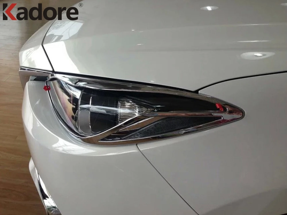 Для Mazda 3 M3 2013 2014 2015 2016 2017 2018 хромированный передний светильник абажур накладка