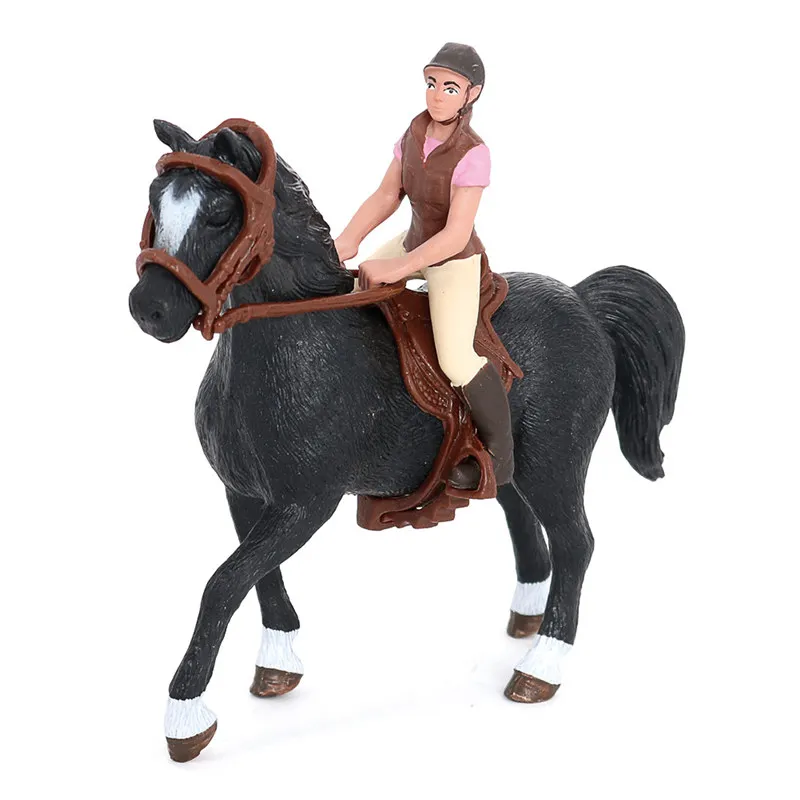 Simulation Equestrian Rider Horse Farm Animal Model Action