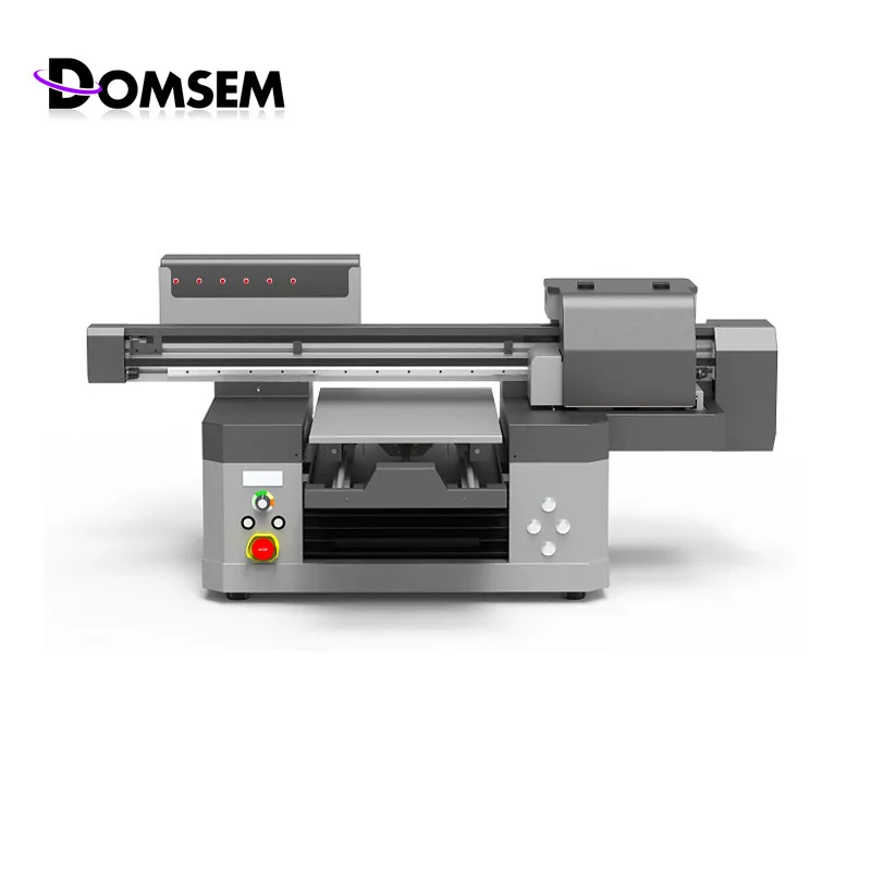 

DOMSEM UV Inkjet Printer 3D Textured Raised Embossed Printing Machine A3 Plus Dual Heads Printer For Phone Case Wood Glass