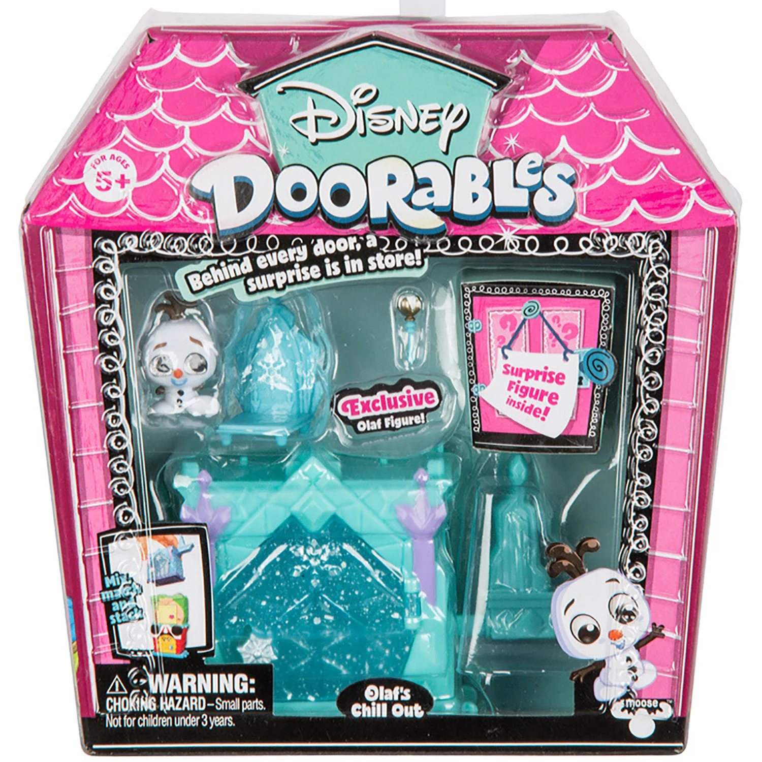 Disney Doorables Princesas Store Disney Mini Frozen Toy Stack Playset Frozen 2 MINI Doll Blind Box Toys For Children Kids Toys