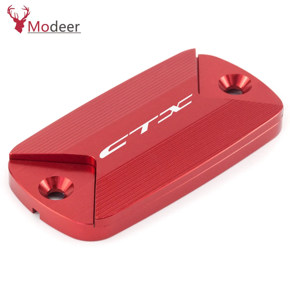 For Honda CTX 700 700N 1300 CXT700 CTX1300 2014 2015 2016 Logo (CTX) CNC Motorcycle Front Brake Fluid Reservoir Cap Cover (3)