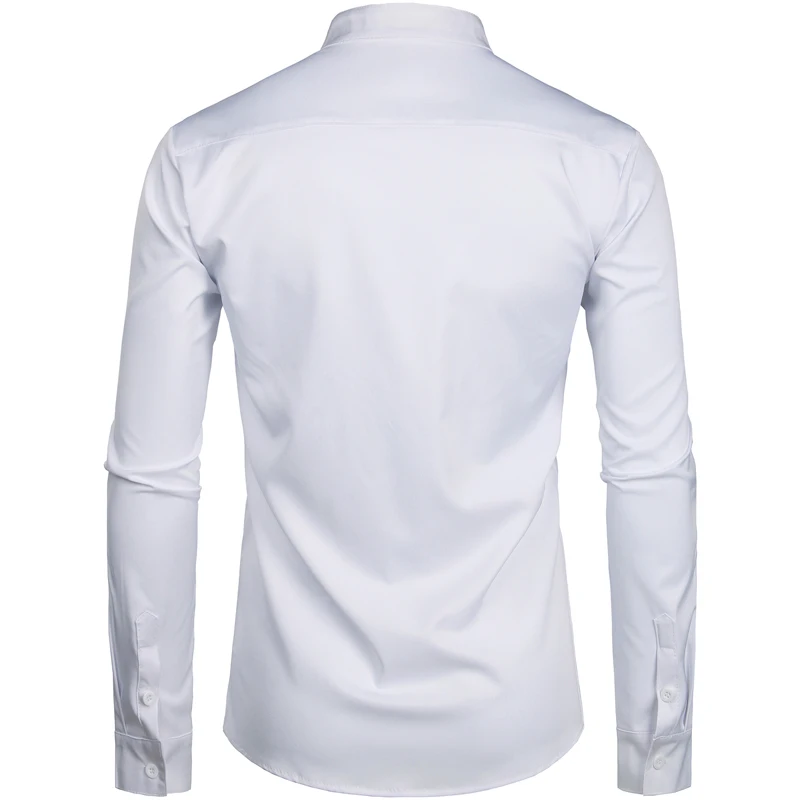 Camisas De Vestir Con Cuello Mandarín Hipster Para Hombre 20 Camisas De Vestir Con Cuello Mandarín Hipster Para Hombre 20