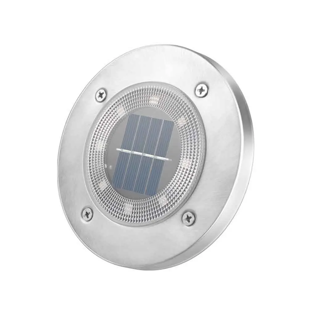 Pátio à Prova Jardim ao ar Luz do Chão Pces Holofotes Dwaterproof Água Escada Quintal Gramado 8 Leds Decking Enterrado Energia Solar Caminho Livre 4 Ip65 11 Lâmpadas subterrâneas