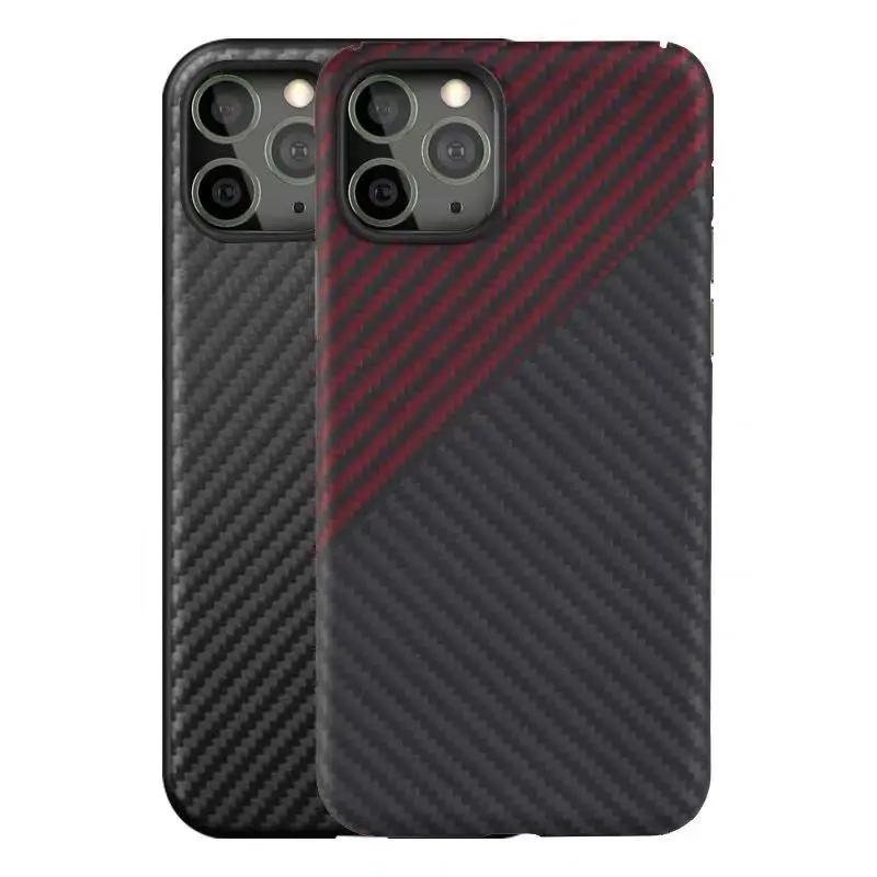 

Real Carbon Fiber Phone Case for iphone 12 12 Pro Case Ultra-thin Cover for iphone 11 12 Pro Max 12 Mini 11 Pro 11 Armor Coques