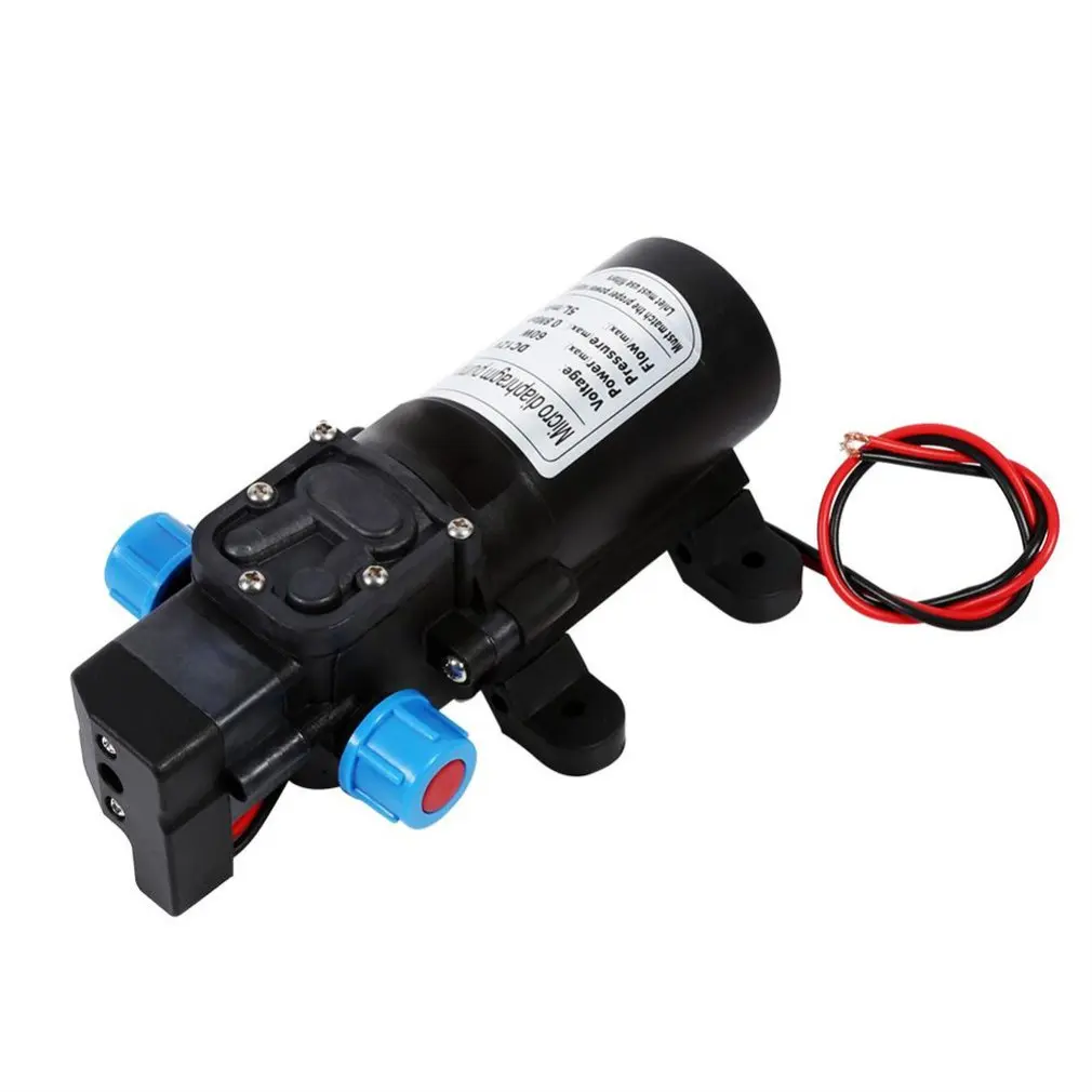 

DC 12V/24V 60W Water Pump High Pressure Washing Spray Automatic Switch Self-Priming Caravan Camping Boat Accessories Sale