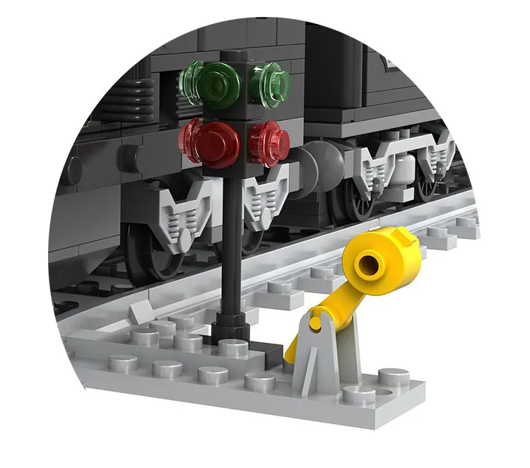 

AUSINI Assembled Building Blocks 25812 Train Toy 586 PCs Plastic Puzzle Toy