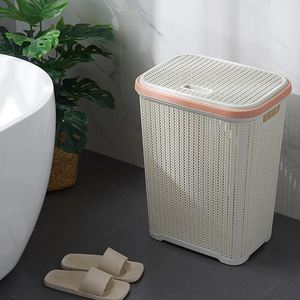 Laundry Basket Storage bin Large Basket For Toy Washing Basket Dirty Clothes Sundries Storage Baskets Box Hamper Rattan Basket