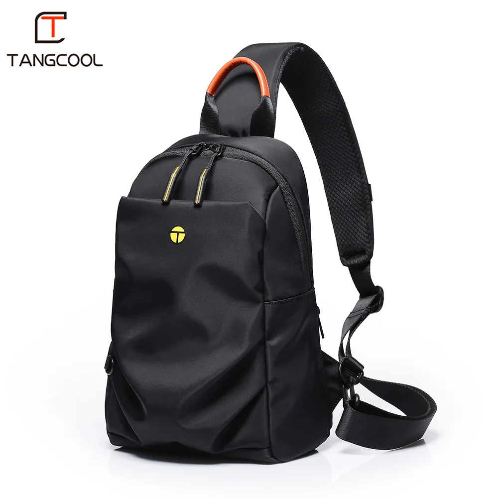 2019 Tangcool New Style Fashion Stylish Waterproof Large Capacity Multi-Compartment Outdoor Travel Men's Chest Pack |
