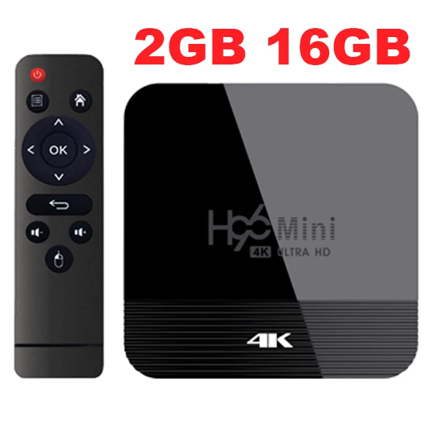 2GB 16GB H96 мини H8 ТВ приставка Android 9,0 RK3228A четырехъядерный 1G/2G 8G/16G телеприставка 2,4G 5G двойной wifi BT4.0 4K смарт медиаплеер - Цвет: 2GB 16GB