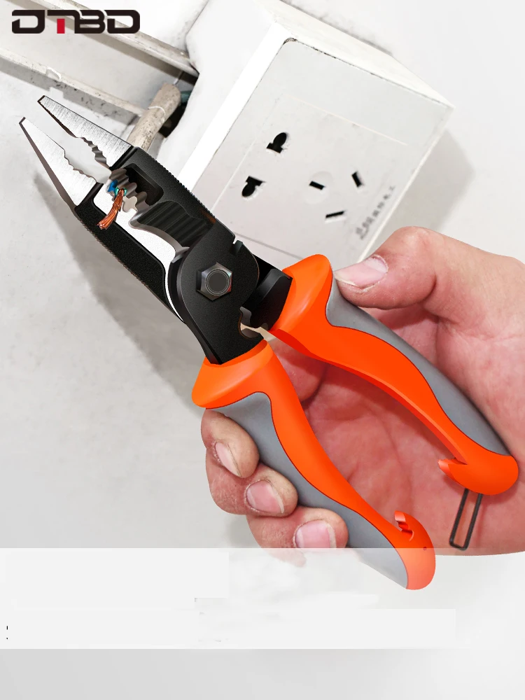 

Multitool Pliers Terminal Crimping Tool Wire Stripper Cable Cutter Crimper Crimp Plier Long Nose Pliers For Electrician