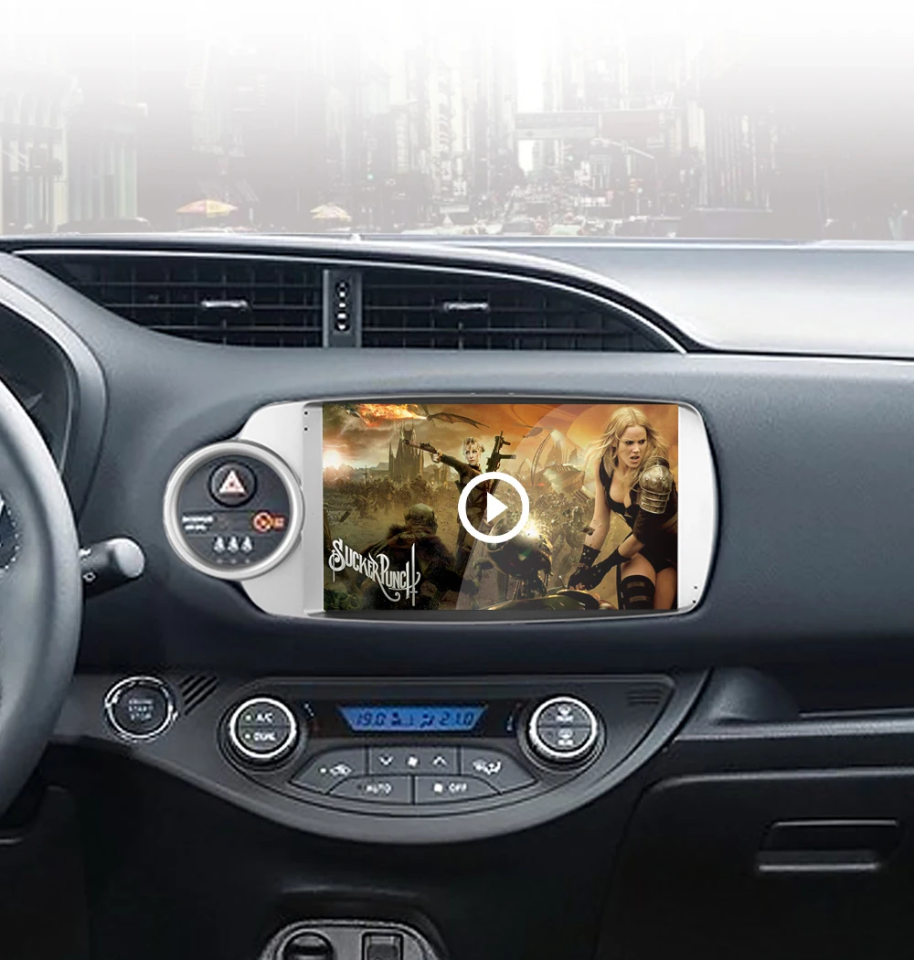 2G+ 32G " 2din Android 8,1 GO автомобильный dvd-плеер для Toyota Yaris 2012 2013 20014 автомобильный Радио gps навигация wifi