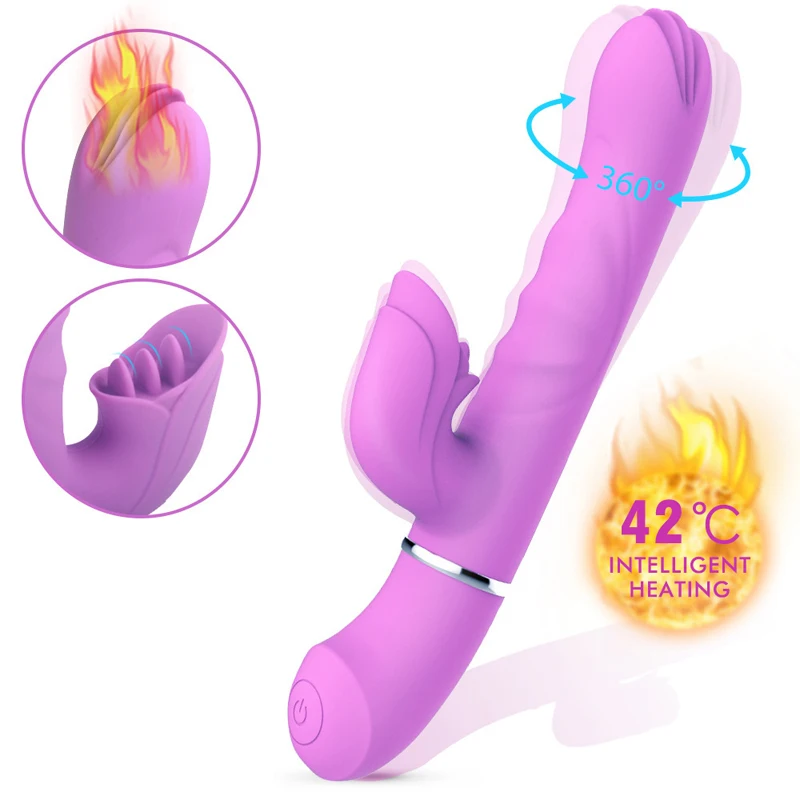 Фаллоимитатор Thrusting вибраторы для женщин волшебная палочка щипцы Стимуляция