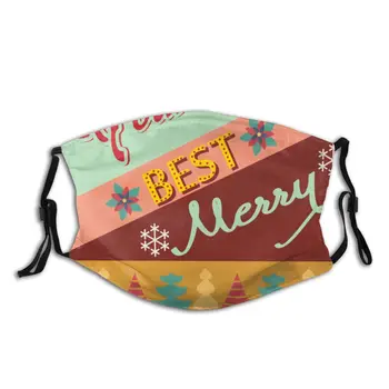 

protective mask with filter Have Yourself Best Merry Christmas anti dust PM2.5 reuse adult teen child girl
