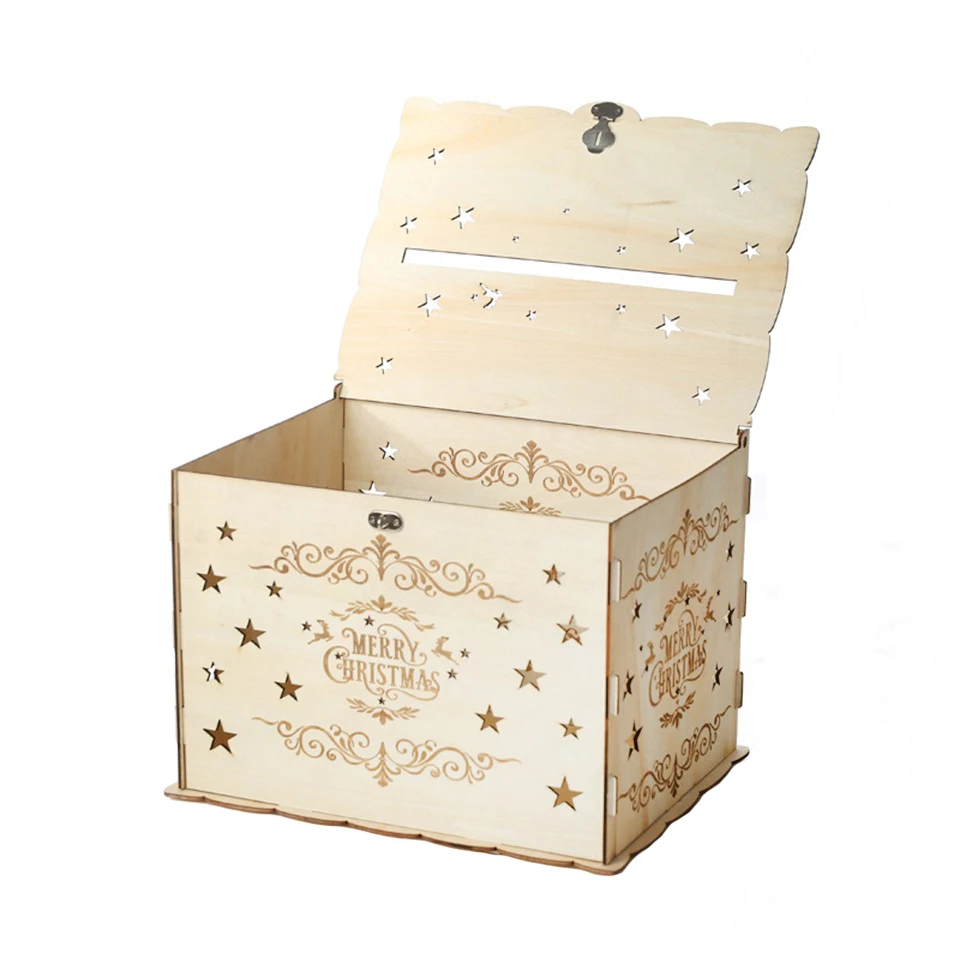 Christmas DIY Wooden Gift Card Box (10)