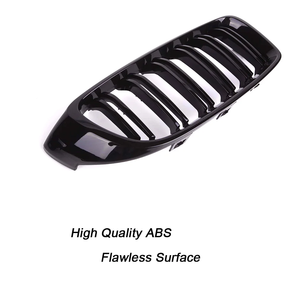 Kidney Grille for BMW M4 M3 THE 4 Series Glossy Black ABS F32 F33 F36 F80 F82 F83 Front Bumper Racing Grills