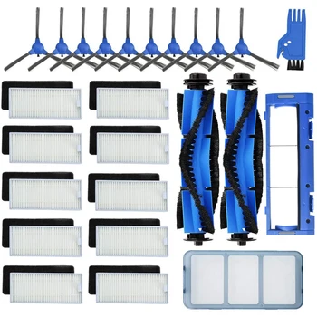 

25-Pack Replacement Part Accessories Compatible for Eufy RoboVac 11S 15C 30 30C 12 35CPrimary/Filters, Side Brushes