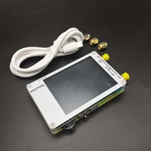 NanoVNA белый 2,8 дюймовый сенсорный ЖК HF VHF UHF UV векторный сетевой анализатор 50 кГц-300 МГц антенный анализатор+ батарея