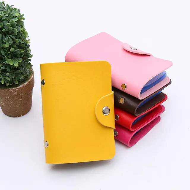 ID Credit Card Wallet Creative Retro Card Holder Cash Organizer Box Card Wallet Business Credit Package For Women визитница 8