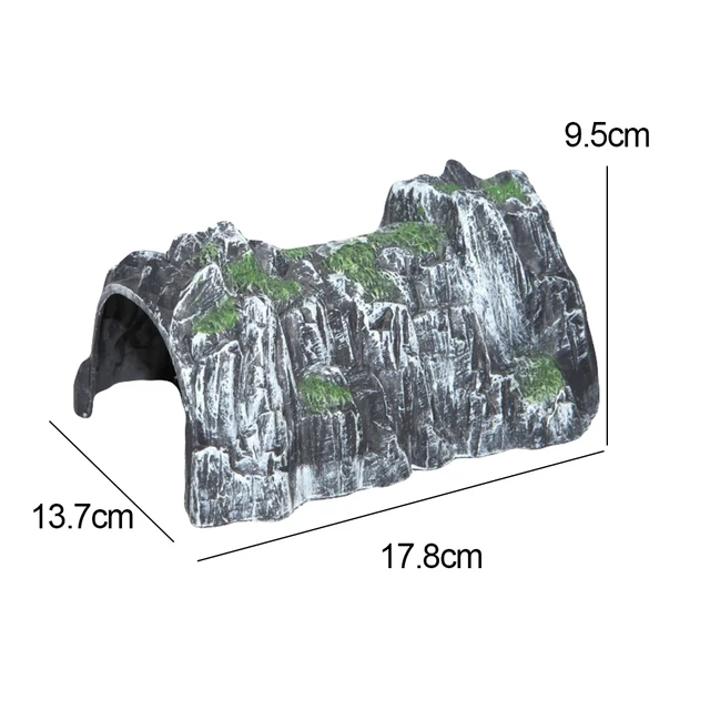 Simulation Rockery Train Cave Tunnel Model DIY Miniature Railway Scene Accessory Simulated Cave Scene Model Toys Gift For Kids 5