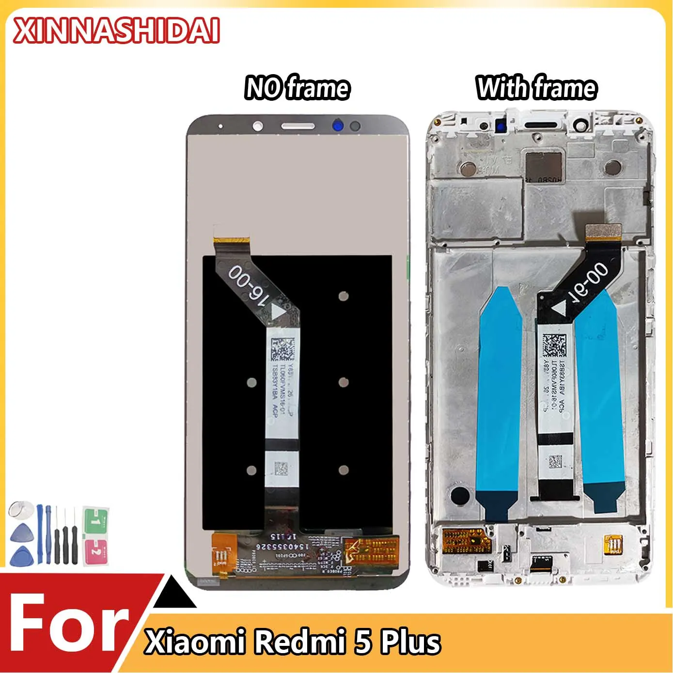 ЖК-дисплей с сенсорным экраном для Redmi 5 Plus сменный ЖК-экран и дигитайзер в сборе