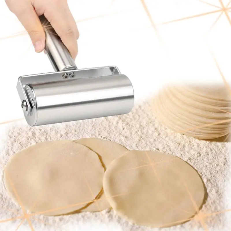 Мульт размеры Нержавеющая сталь скалка для выпечки пиццы Fondant (сахарная)