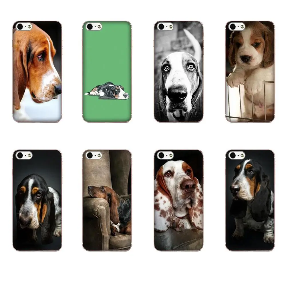 Basset Hound Dog Puppies для sony Xperia Z Z1 Z2 Z3 Z4 Z5 compact Mini M2 M4 M5 T3 E3 E5 XA XA1 XZ Премиум Мягкая Защитная
