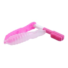 Heigh Quality Silicone Folding Toothbrush Adult Hot Sale Soft Universal Oral Hygiene Dental Care Travel Cleaning Tool 1PC