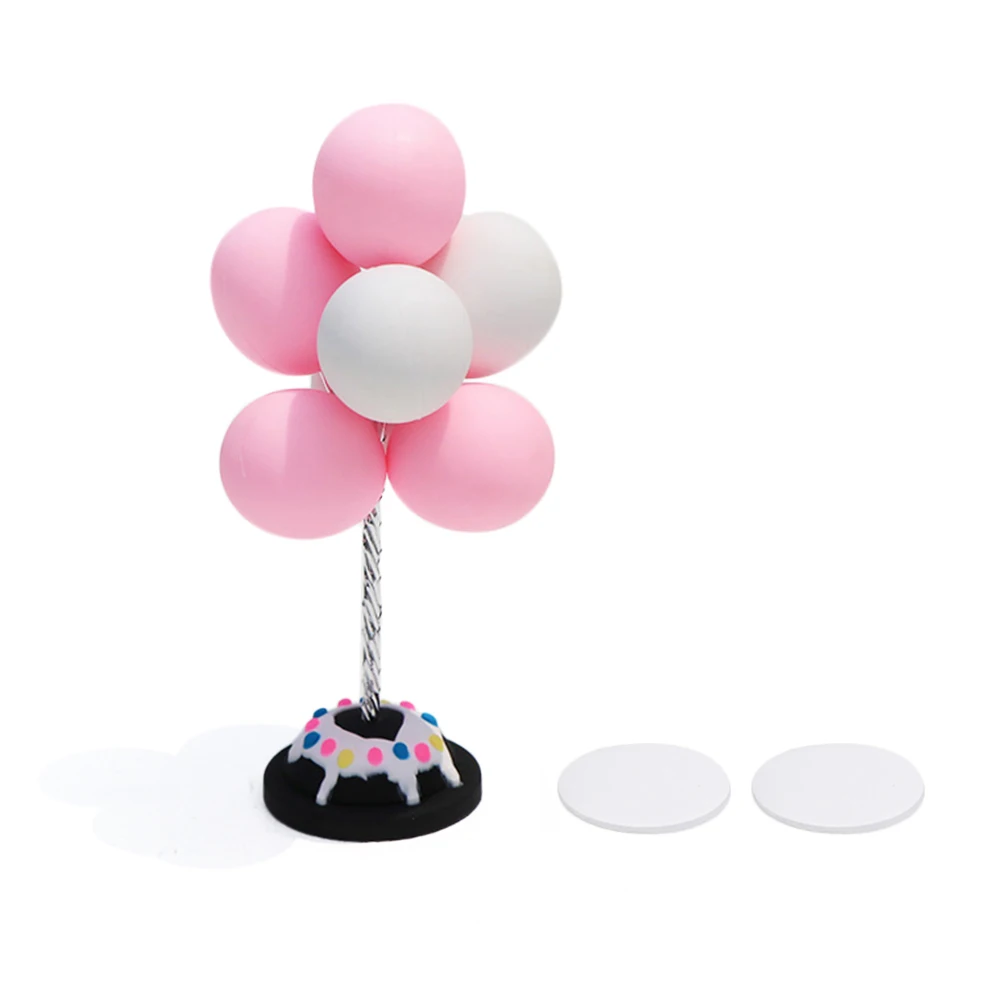 Pink Balloons Приборная панель автомобиля украшение дисплея Геометрические Животные дизайн креативные Автомобильные украшения Смола Материал универсальные автомобильные аксессуары - Название цвета: Pink Balloons