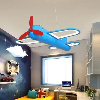 

Modern led pendant light yellow blue lights for children room bedroom kids baby boys home decorative AC85-265V pendant lamp