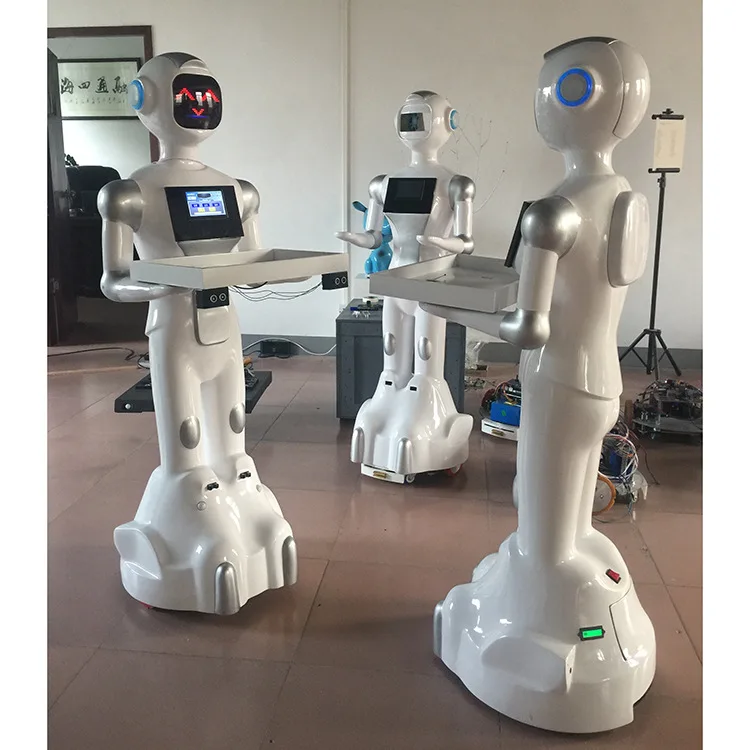 Wifi 4G Bluetooth smart Humanoid ресторанов еды официант услуги робот