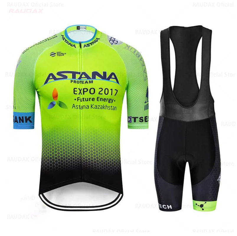 

2020 Astana Cycling Jersey Pro Team Ropa Ciclismo Hombre UV-resistant Breathable Motorsport Mtb Cycling Jersey Jersey